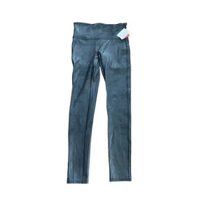 NWT Spanx Women's Black Faux Leather Shaping Slimming Leggings Size M